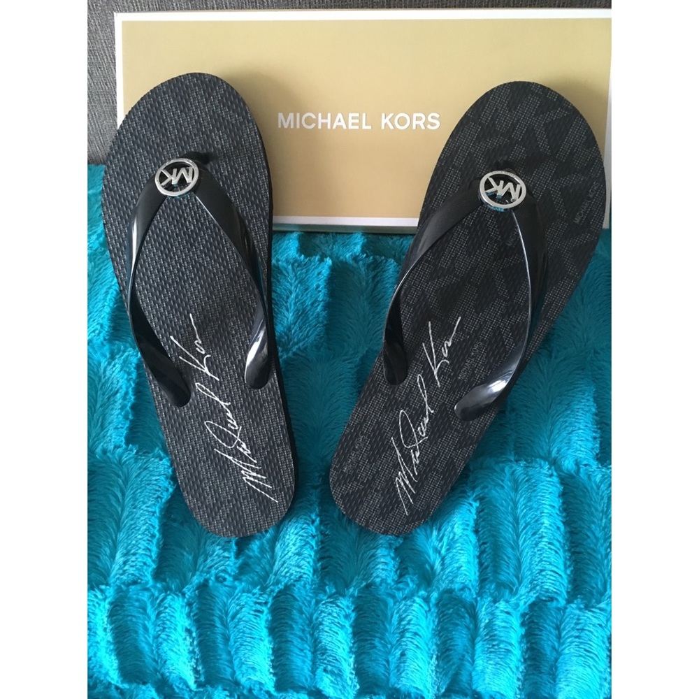 Michael Kors - Black Flip Flops - NWT